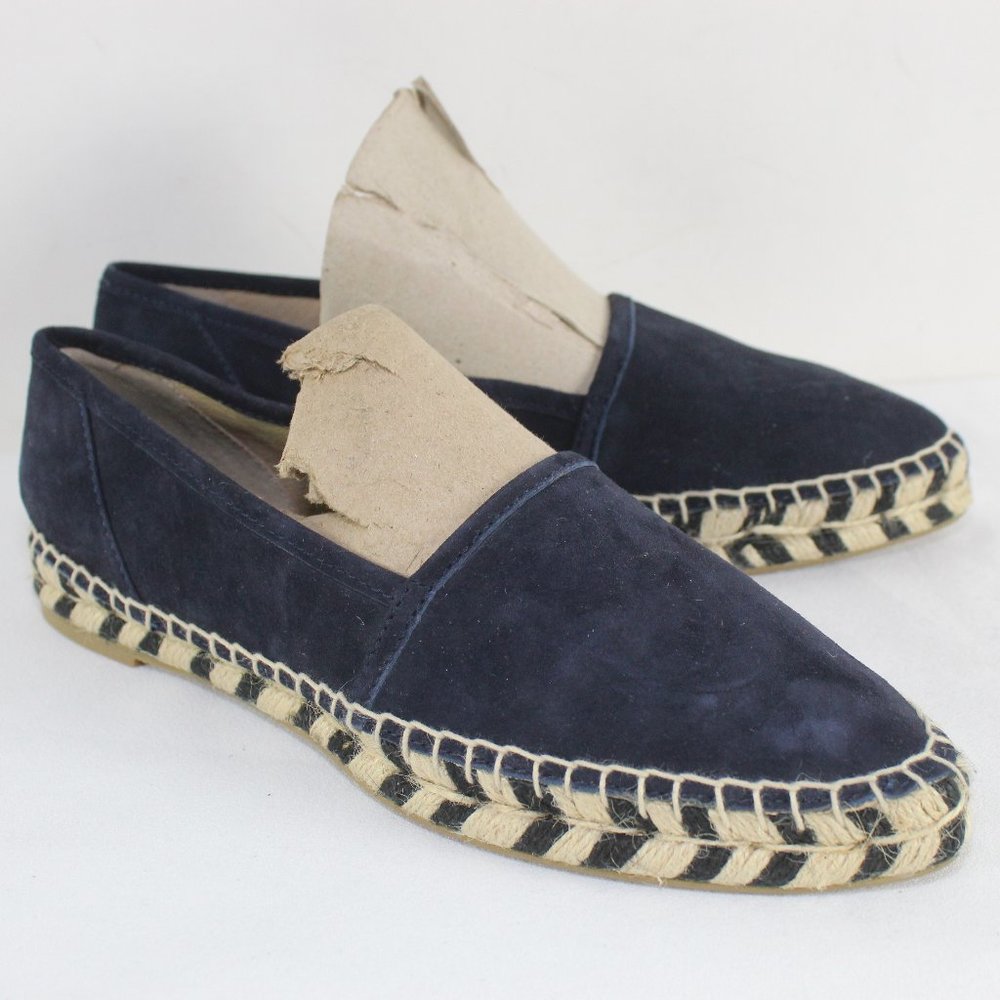 FRYE Blue Suede Espadrilles Sz US 8M New